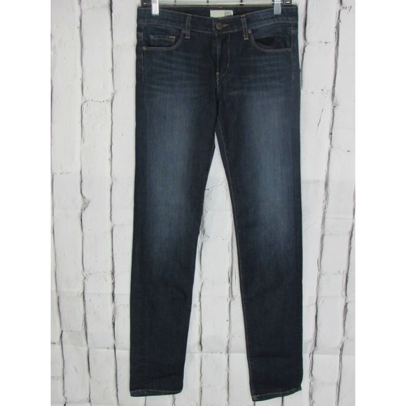 Khan Denim - David Khan Women Jeans Size 28 Blue Brenda Pencil Leg Mid Rise Skinny Denim